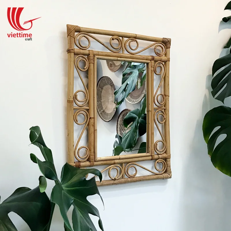 Classic Styled Rattan Mirror Decor Wholesale