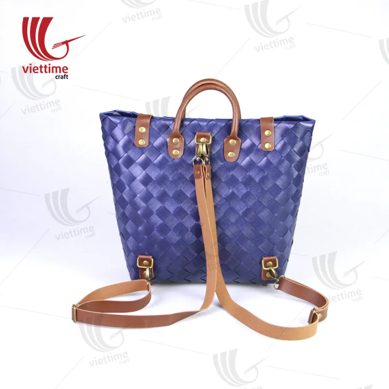 New Design Violet Plastic Backpack Bag