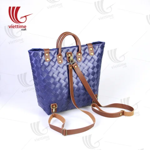 New Design Violet Plastic Backpack Bag