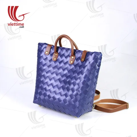 New Design Violet Plastic Backpack Bag
