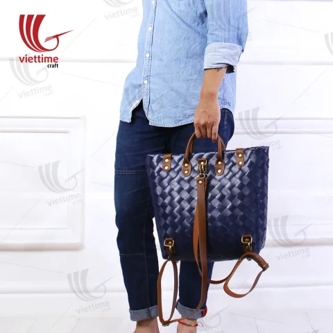 New Design Violet Plastic Backpack Bag