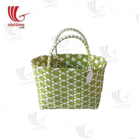 Woven Plastic Basket Bag Wholesale