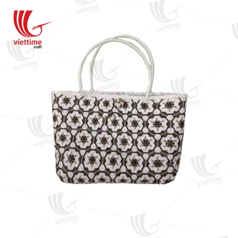 Hive Woven Plastic Basket Bag Wholesale