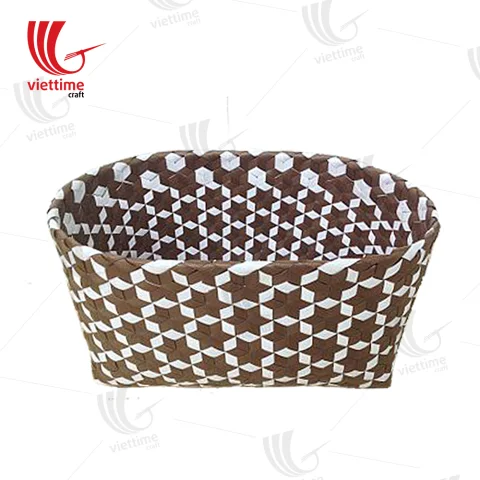 Hive Woven Plastic Basket Bag Wholesale