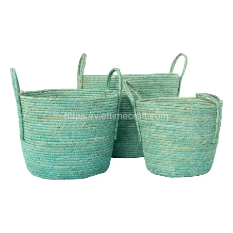 Rattan Export thân thiện môi trường vỏ ngô giỏ đựng đồ Việt Nam - REX-N00900