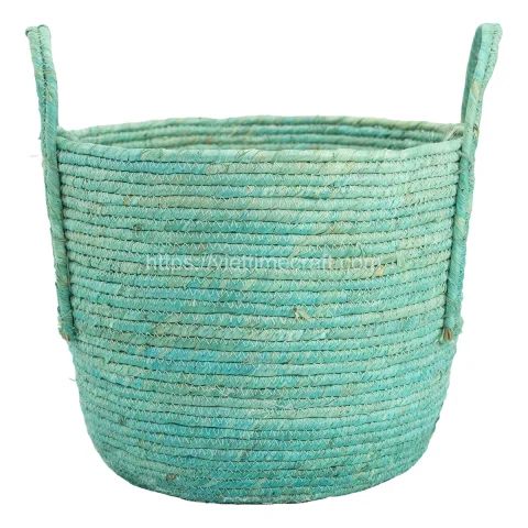 Eco-Friendly Corn Husk Storage Basket Vietnam – N00901