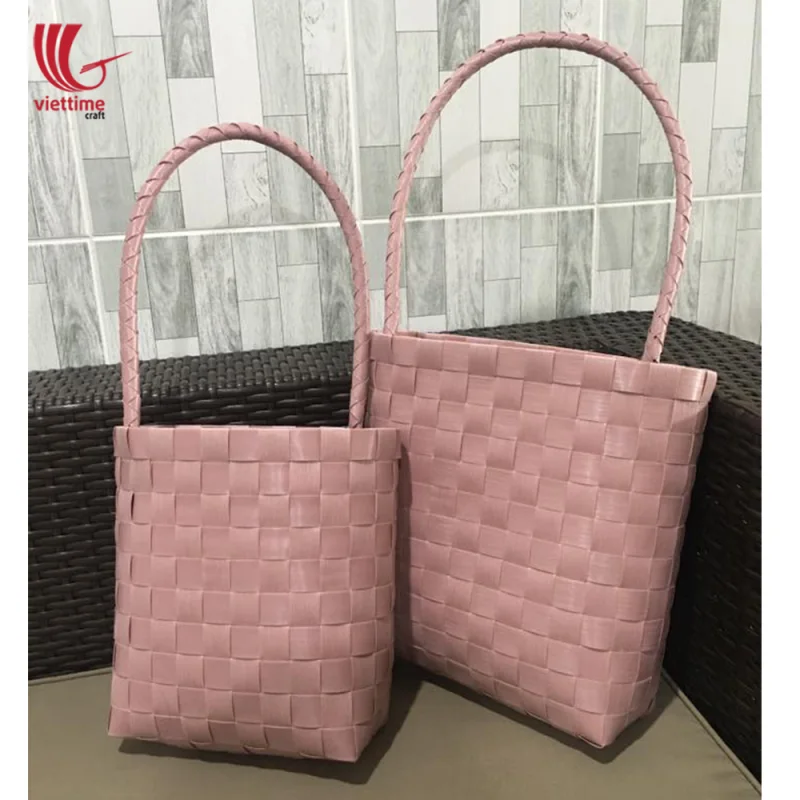 Small Recycled Plastic Handbag Set of 2