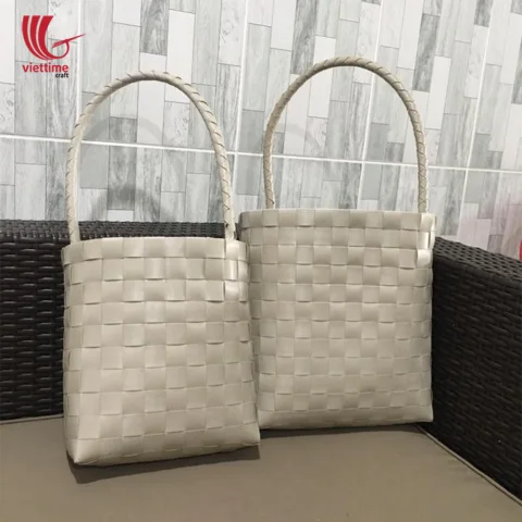 Small Recycled Plastic Handbag Set of 2