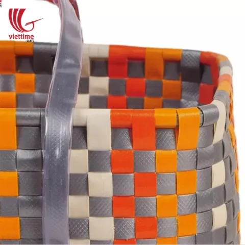 Useful Plastic Shopping Basket Bag For Women