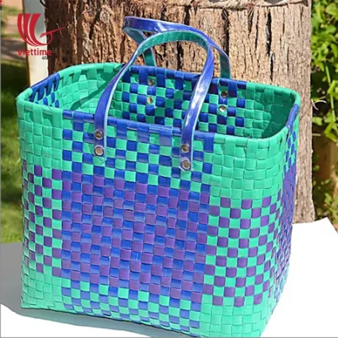 Unique Plastic Shopping Basket Bag
