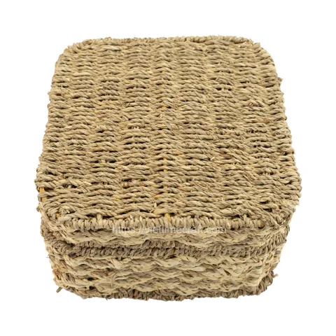 Seagrass Box With 3 Small Basket – C00610
