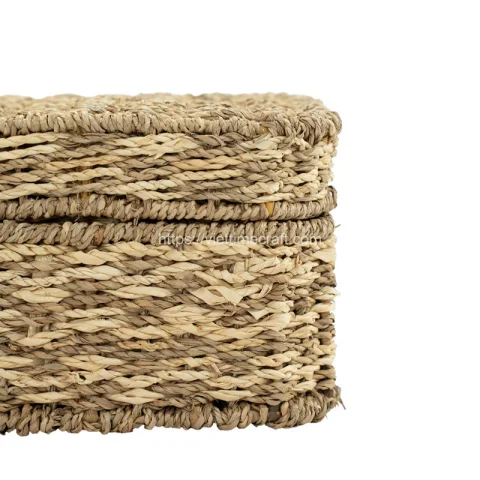 Seagrass Box With 3 Small Basket – C00610