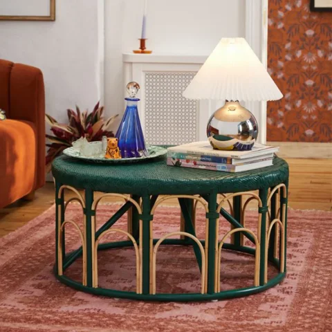 Rattan Side Table – M00297