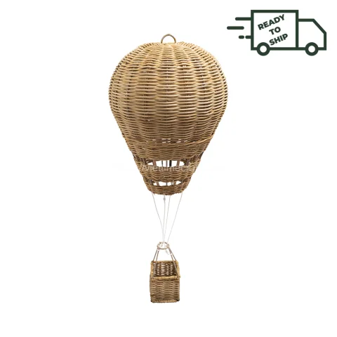Rattan Export Rattan Hot Air Balloon Hanging Decor InStock Biggest Sale - REX-RMKAC-0010-03
