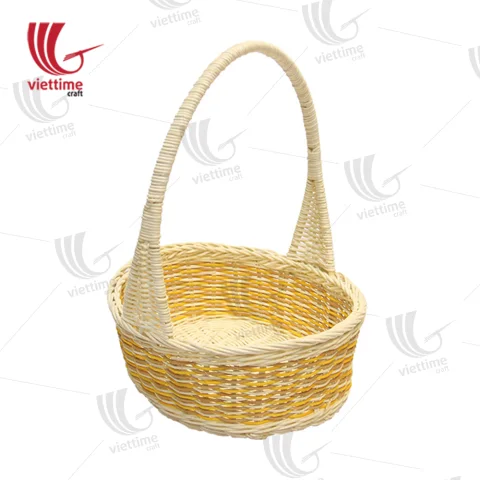 Flower Fruit Rattan Basket Set