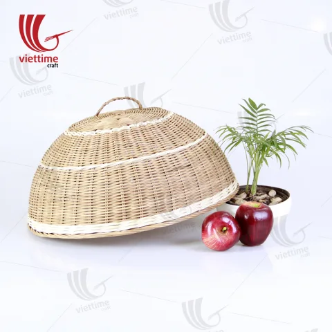 Rattan Export Brown Rattan Fruit Cover Basket Wholesale - REX-RMVTC079