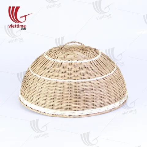 Brown Rattan Fruit Cover Basket Wholesale