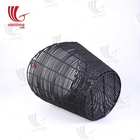 Black Rattan Storage Basket Wholesale