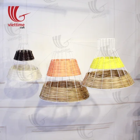 Rattan Export attraktiv Rattan Lampshades 3er-Set Großhandel - REX-RMVTC110(1)