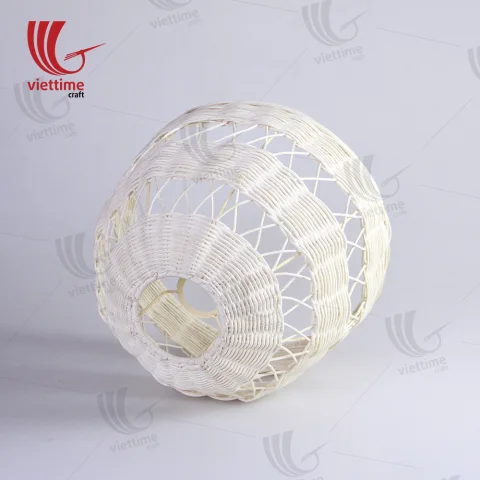 White Rattan Large Pendant Ceiling Lampshade