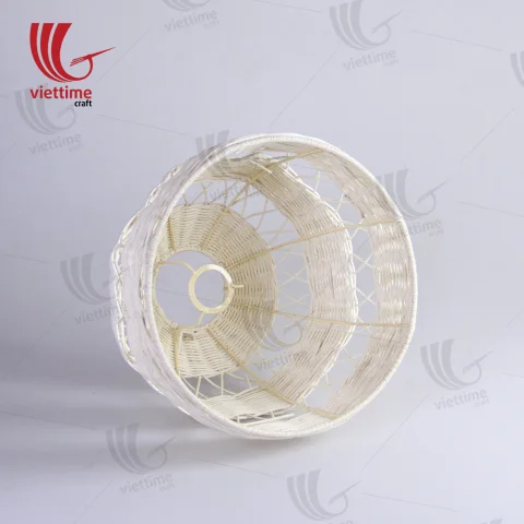 White Rattan Large Pendant Ceiling Lampshade