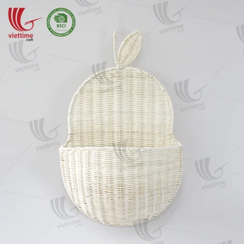 SET Color Rattan Hanging Basket