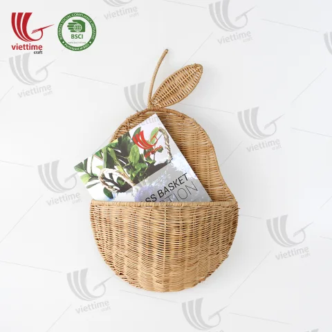 Pear Rattan Hanging Basket Wholesale