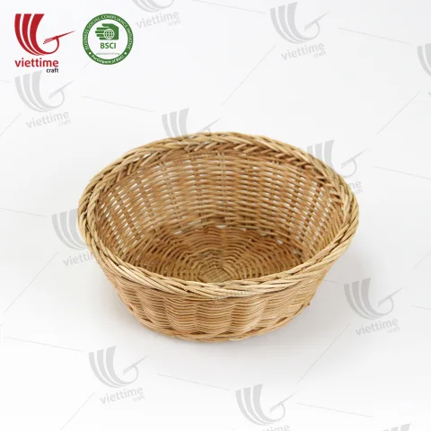 Rattan Bread Basket With Liner Wholesale