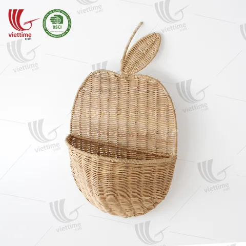 Apple Rattan Hanging Basket Wholesale