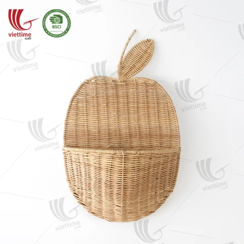 Apple Rattan Hanging Basket Wholesale