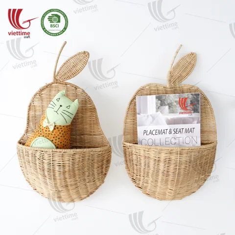 Apple Rattan Hanging Basket Wholesale