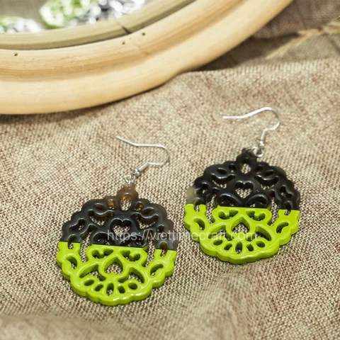 Natural Horn Earrings Wholesale – S00002