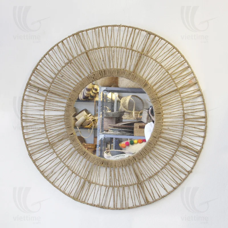 Rope Jute Mirror