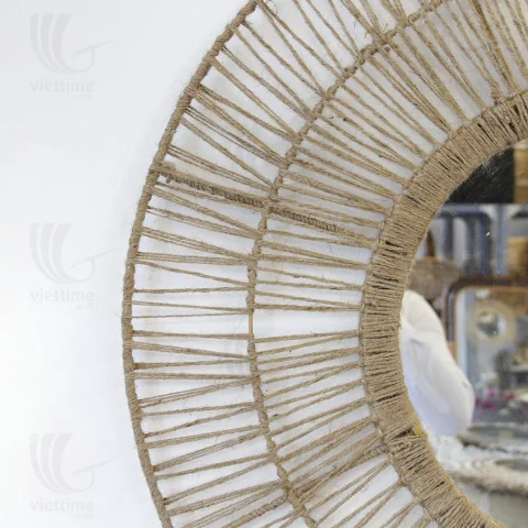 Rope Jute Mirror