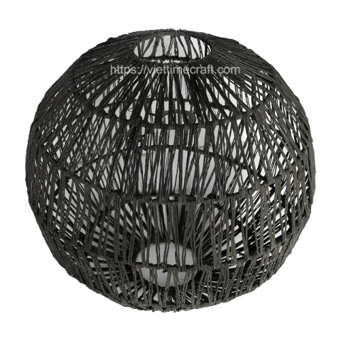 Round Jute Lampshade