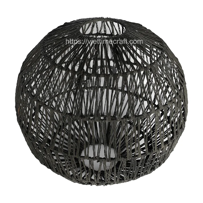 Round Jute Lampshade