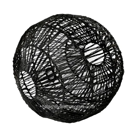 Round Jute Lampshade
