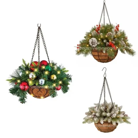 Quarter Sphere Coconut Coir Planter for Indoor and Outdoor
