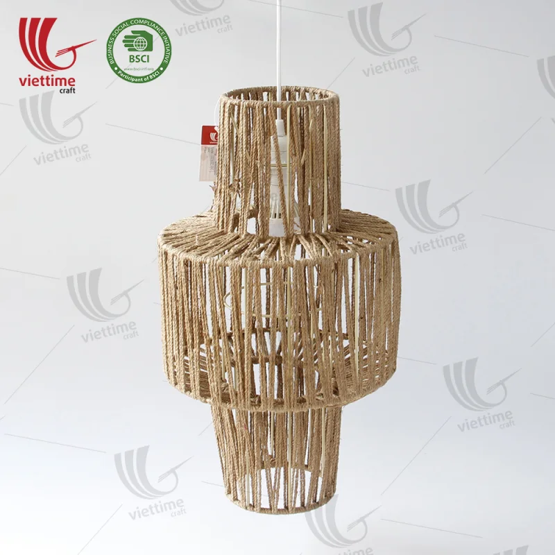 Vietnamese Jute Rope Lamp Shade