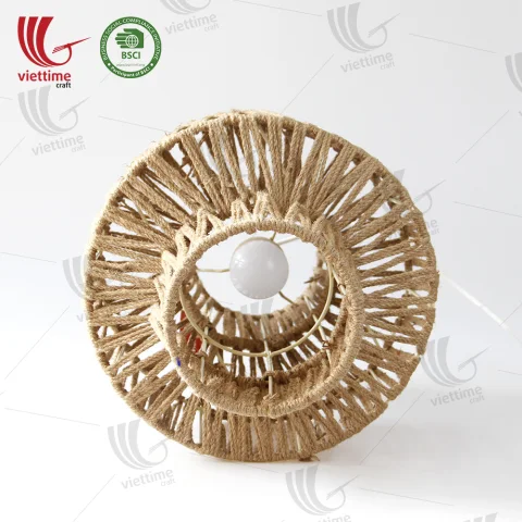Vietnamese Jute Rope Lamp Shade