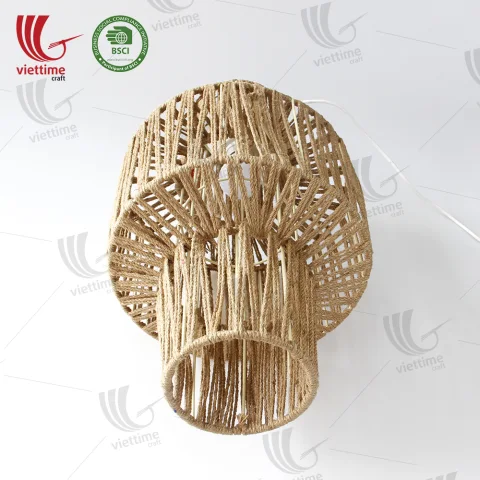 Vietnamese Jute Rope Lamp Shade