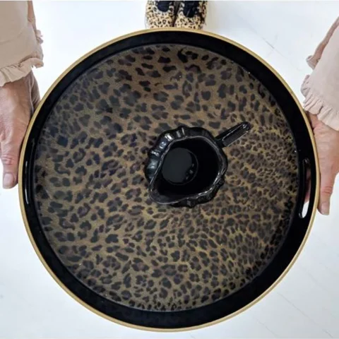 Leopard Print Tray