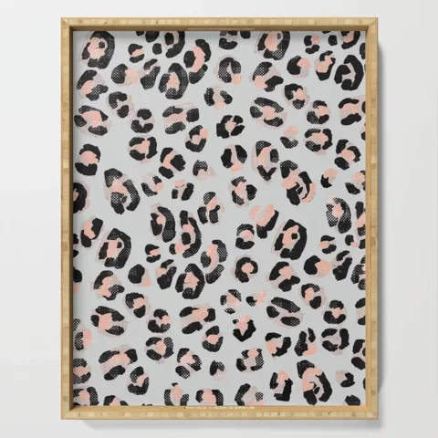 Leopard Print Tray
