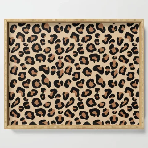 Leopard Print Tray