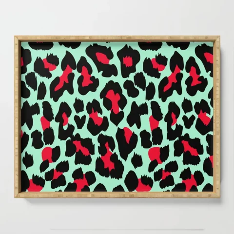 Leopard Print Tray