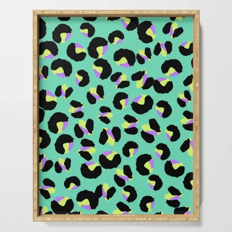 Leopard Print Tray