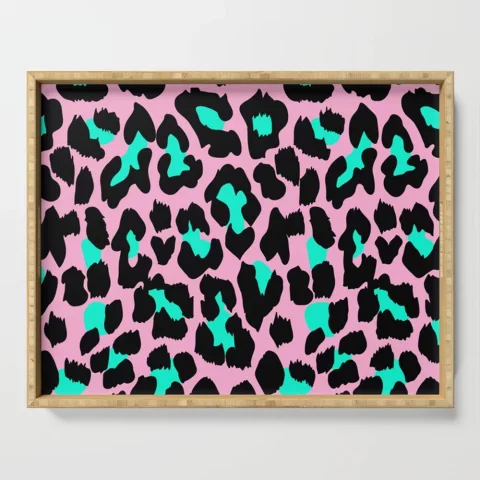 Leopard Print Tray