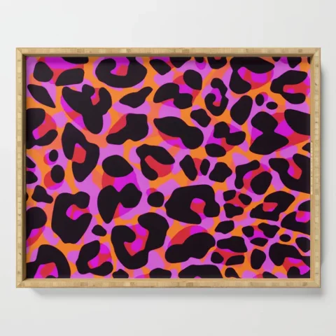 Leopard Print Tray