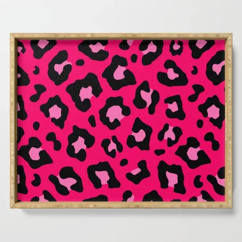Leopard Print Tray