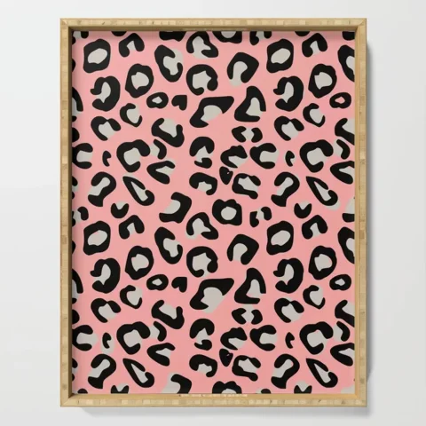 Leopard Print Tray